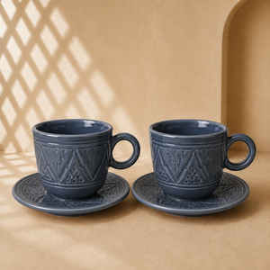 Tasse à Café avec Soucoupe ZAYNA – 2 pièces