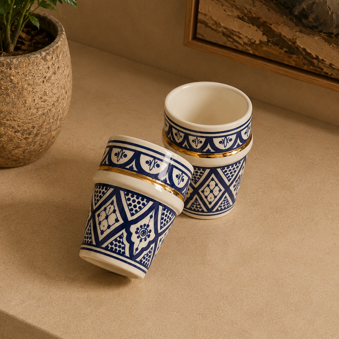 Grande Tasse Beldi Zwak Majorelle Gold