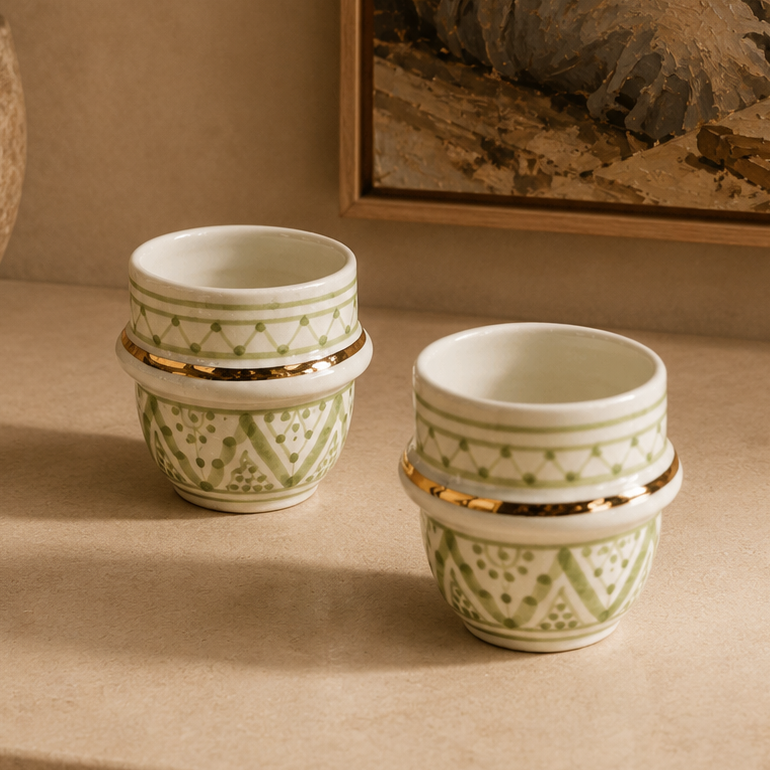 Grande Tasse Beldi Zwak Noir Gold