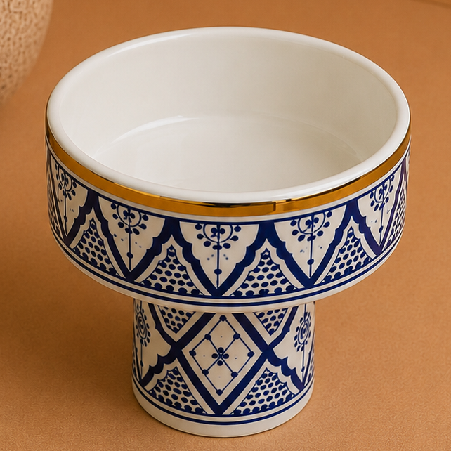 Grande Coupe à Fruit Zwak Majorelle