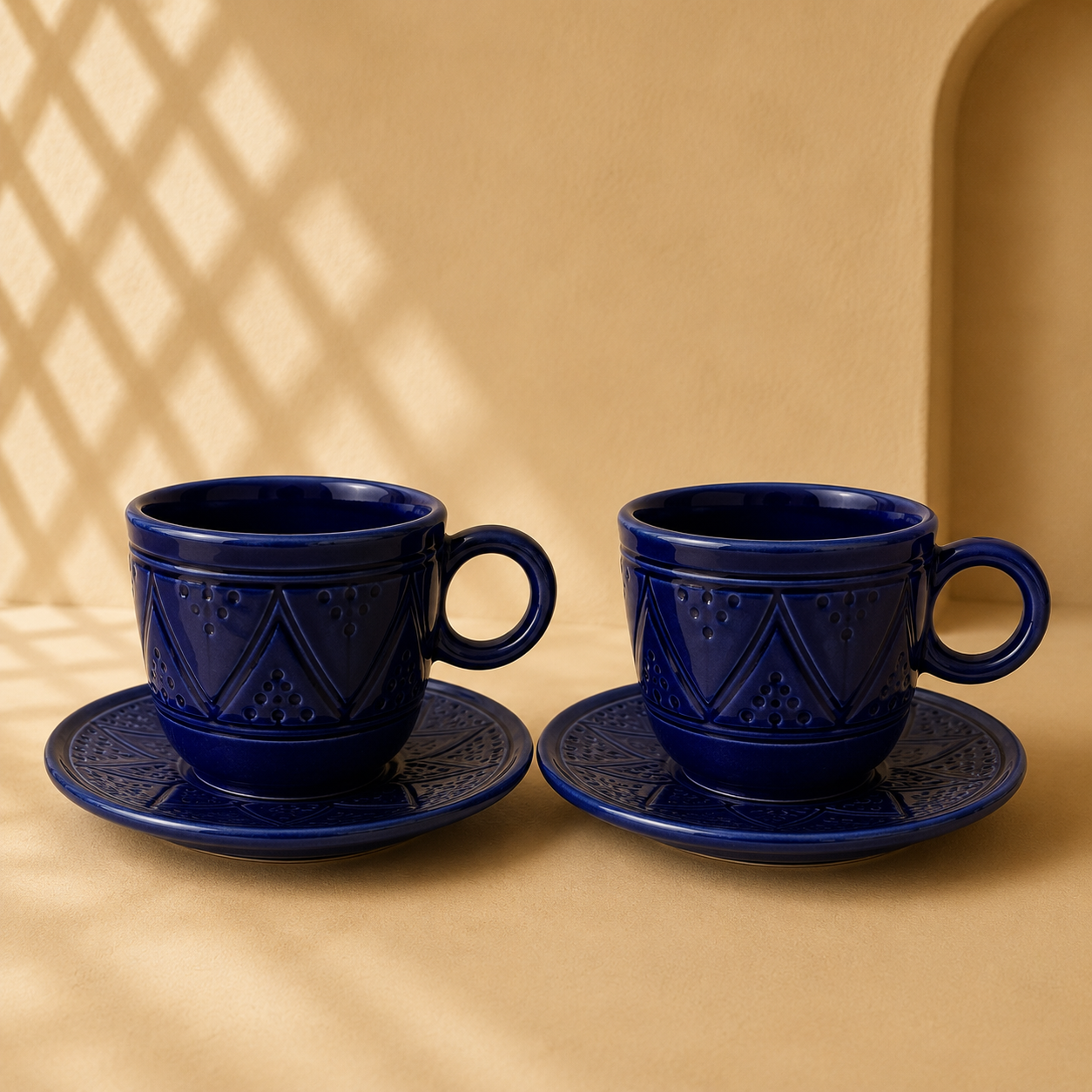Tasse à Café avec Soucoupe ZAYNA – 2 pièces