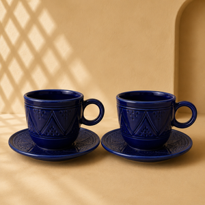 Tasse à Café avec Soucoupe ZAYNA – 2 pièces