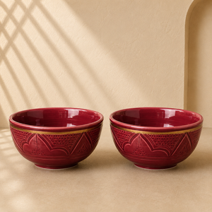 ZAYNA Ceramic Bowl Duo – 2-Piece Set